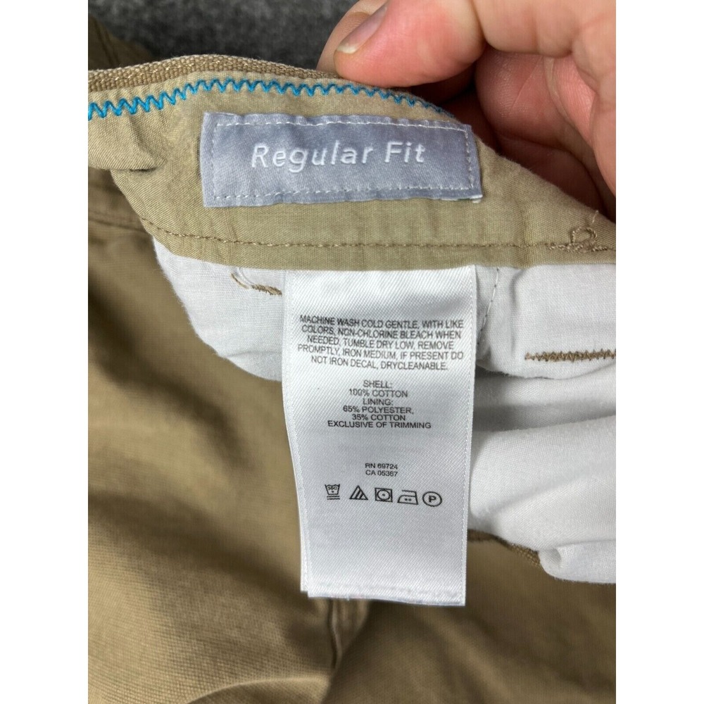 Columbia Cargo Pant Regular Fit Side Pocket Tan Canvas Cotton Mens 30x32 - Picture 4 of 16